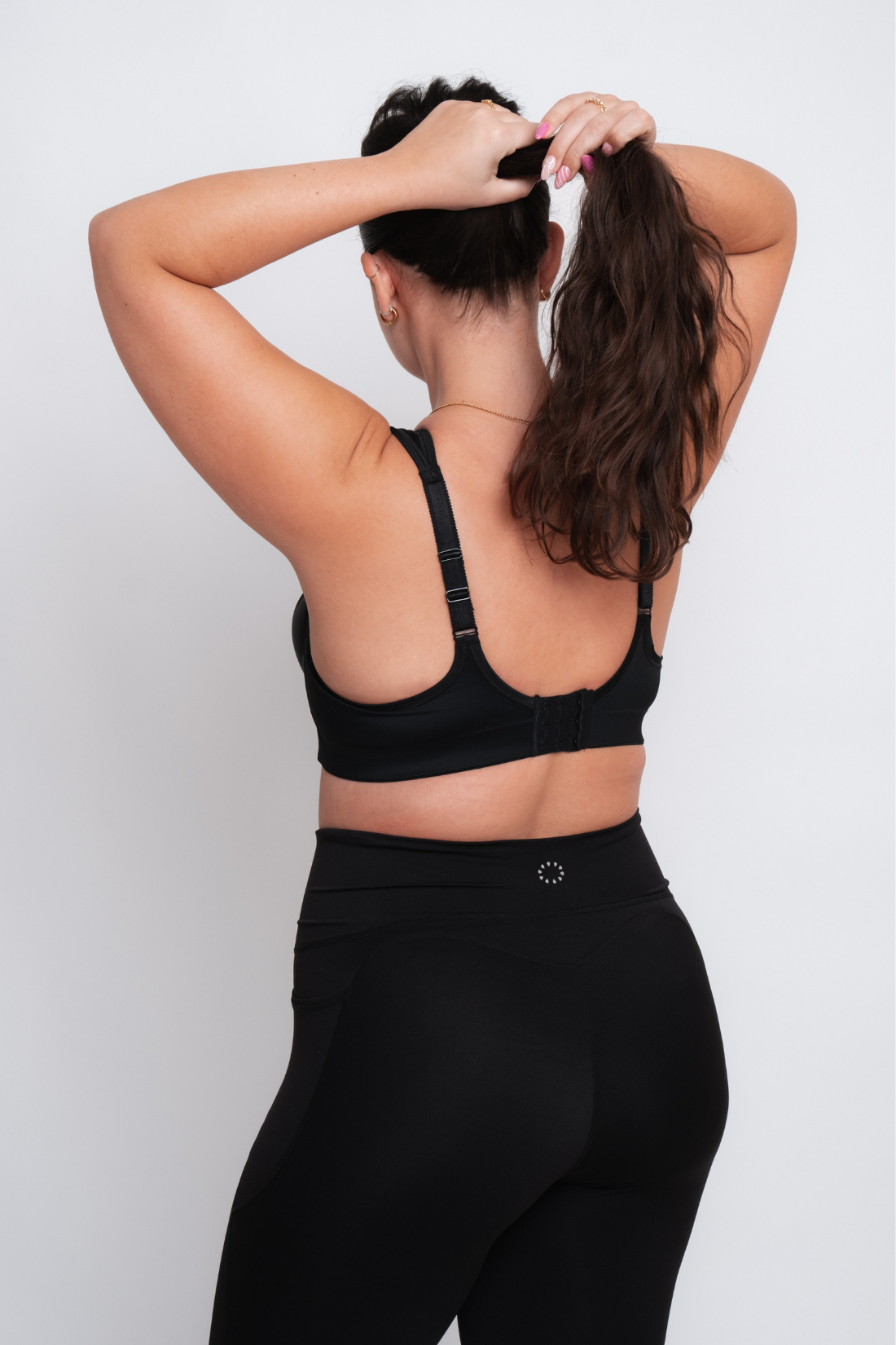 Pure Lime Compression Bra High Impact Bra 2000 Black