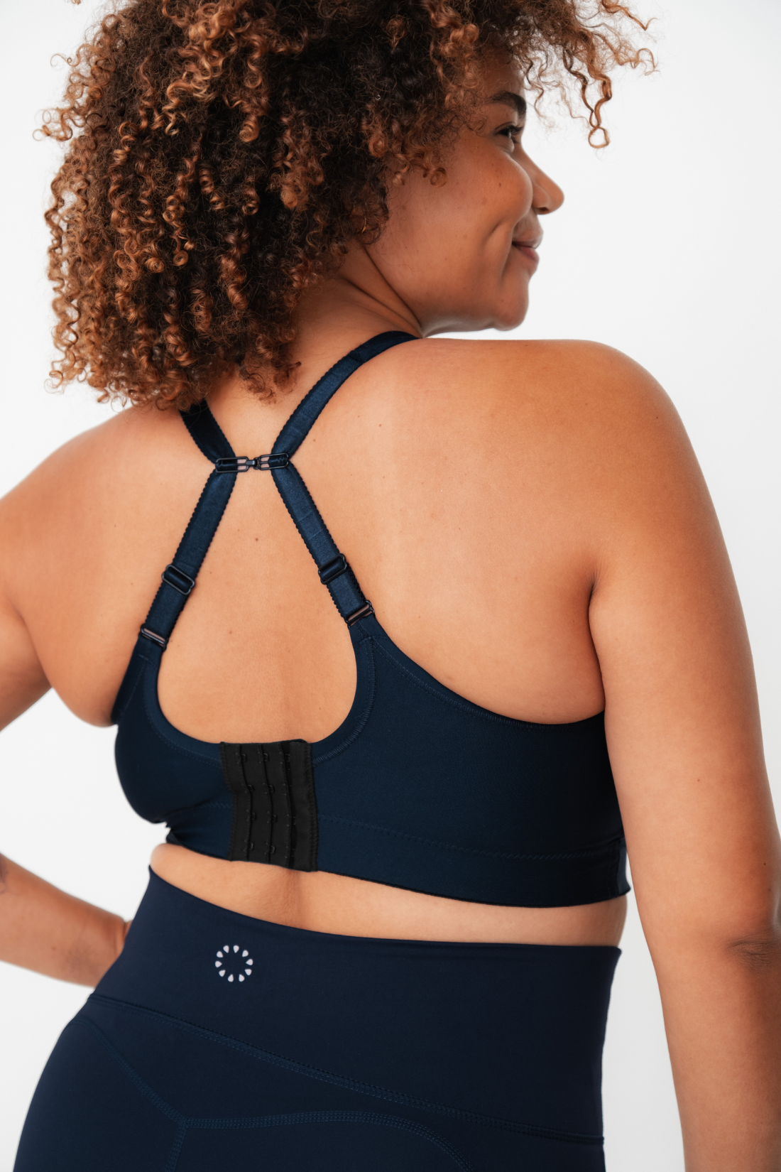 Pure Lime Compression Bra High Impact Bra 4300 Baritone Blue