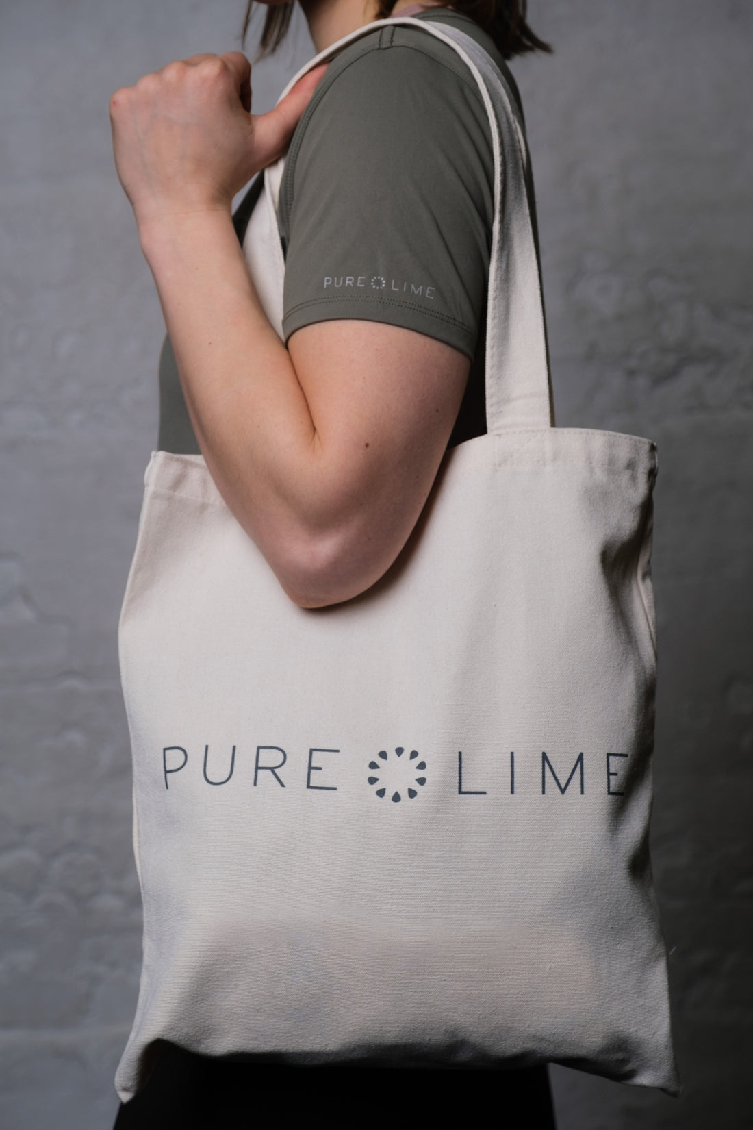 Pure Lime Essential Tote Bag Tote Bag 1010 OFF WHITE