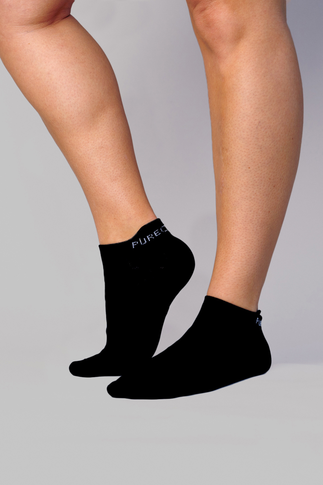 Pure Lime Footies 2-pack Socks 2001 Black/Black