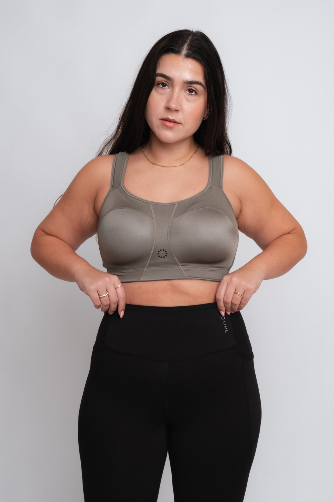 Pure Lime Padded Athletic Bra Bra 4615 Smokey Olive