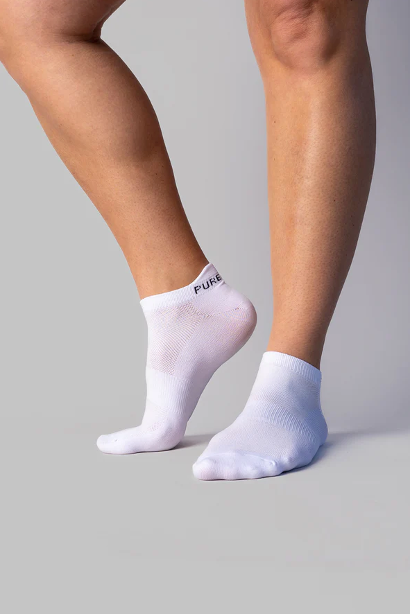 Pure Lime Pure Lime Footies 6-pack Socks 1270 White/Black