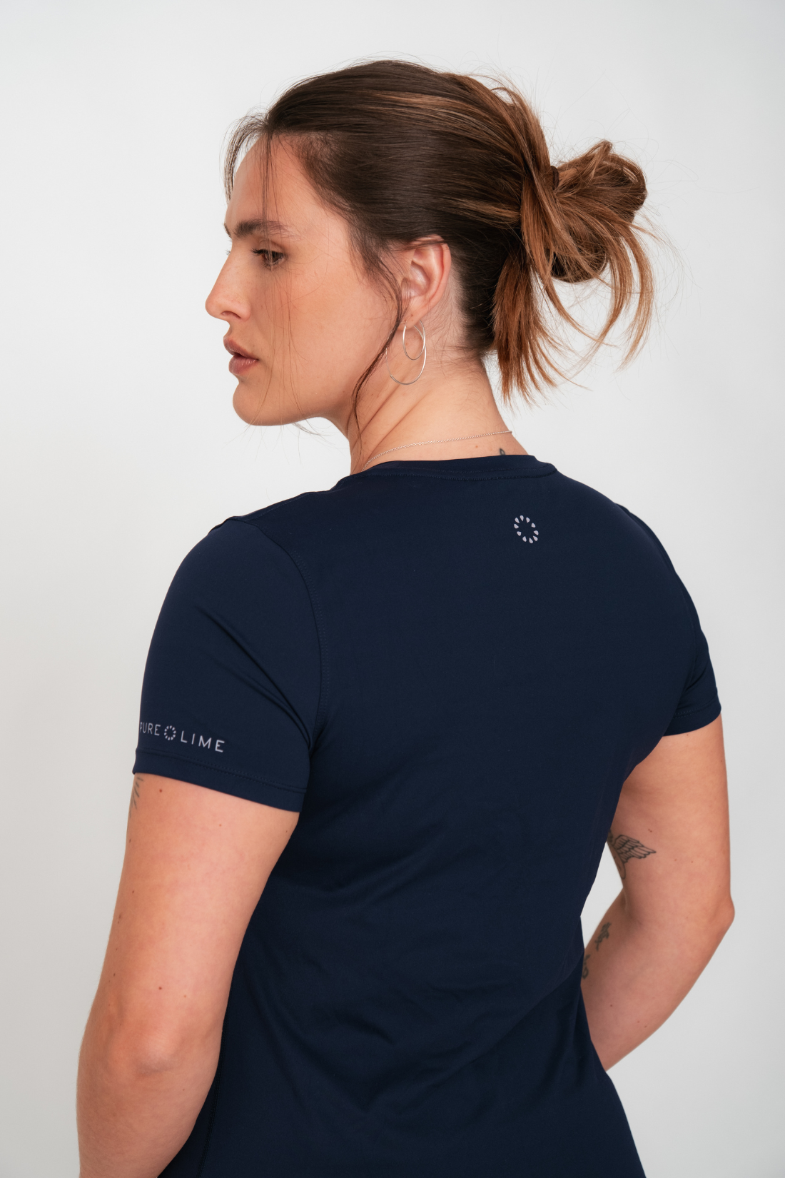 Pure Lime Pure Training Tee Tee 4300 Baritone Blue