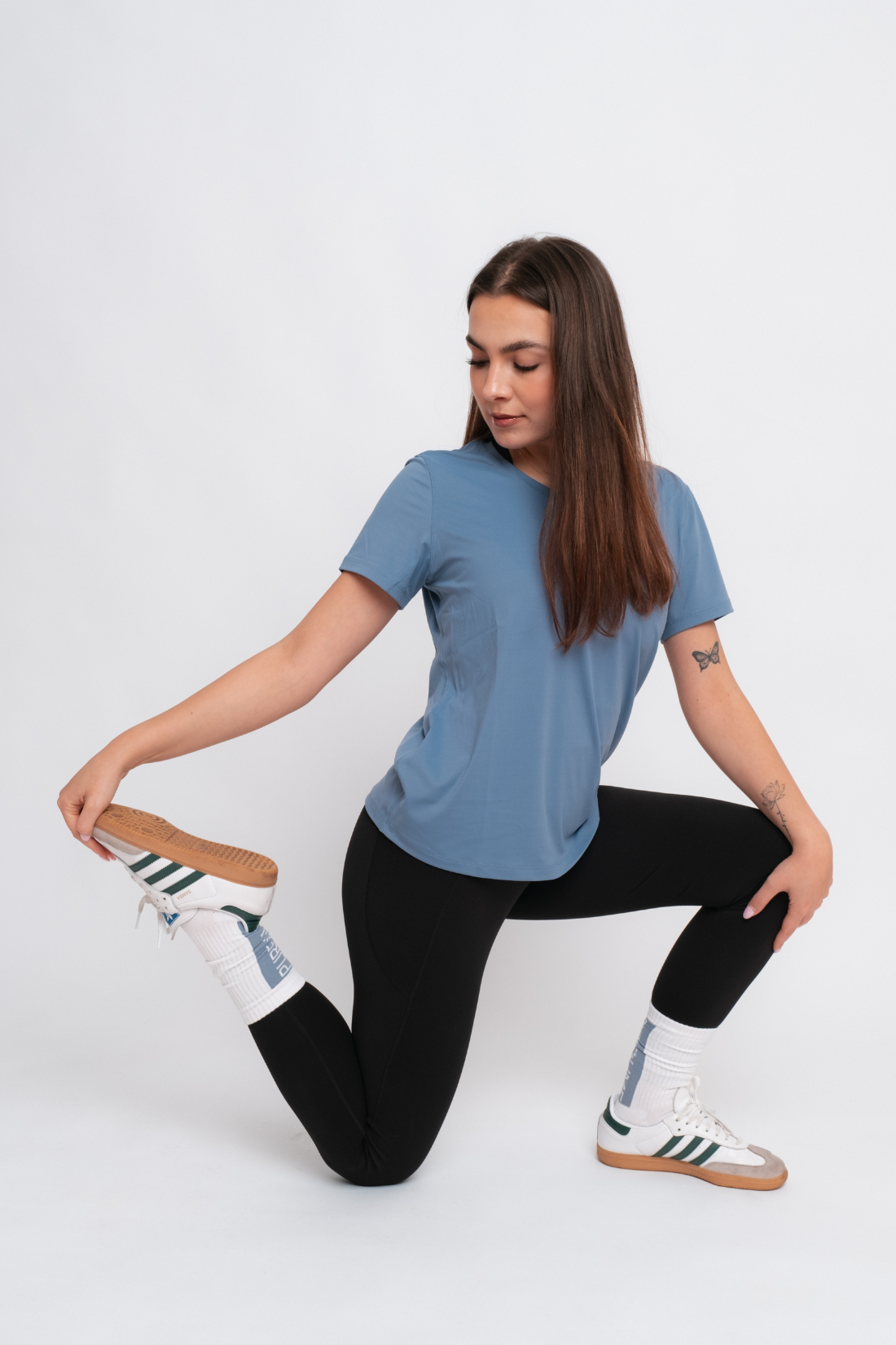 Pure Lime Pure Training Tee Tee 4620 Dew Blue