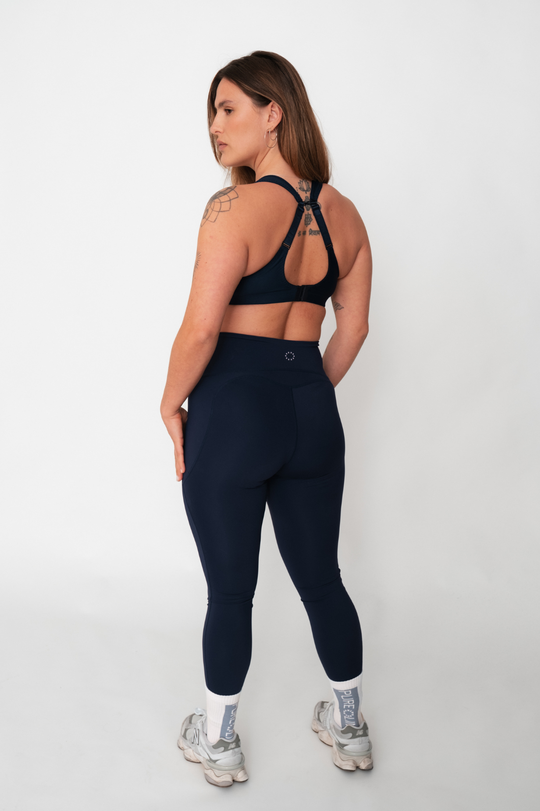 Pure Lime Pure Training Tights Leggings 4300 Baritone Blue