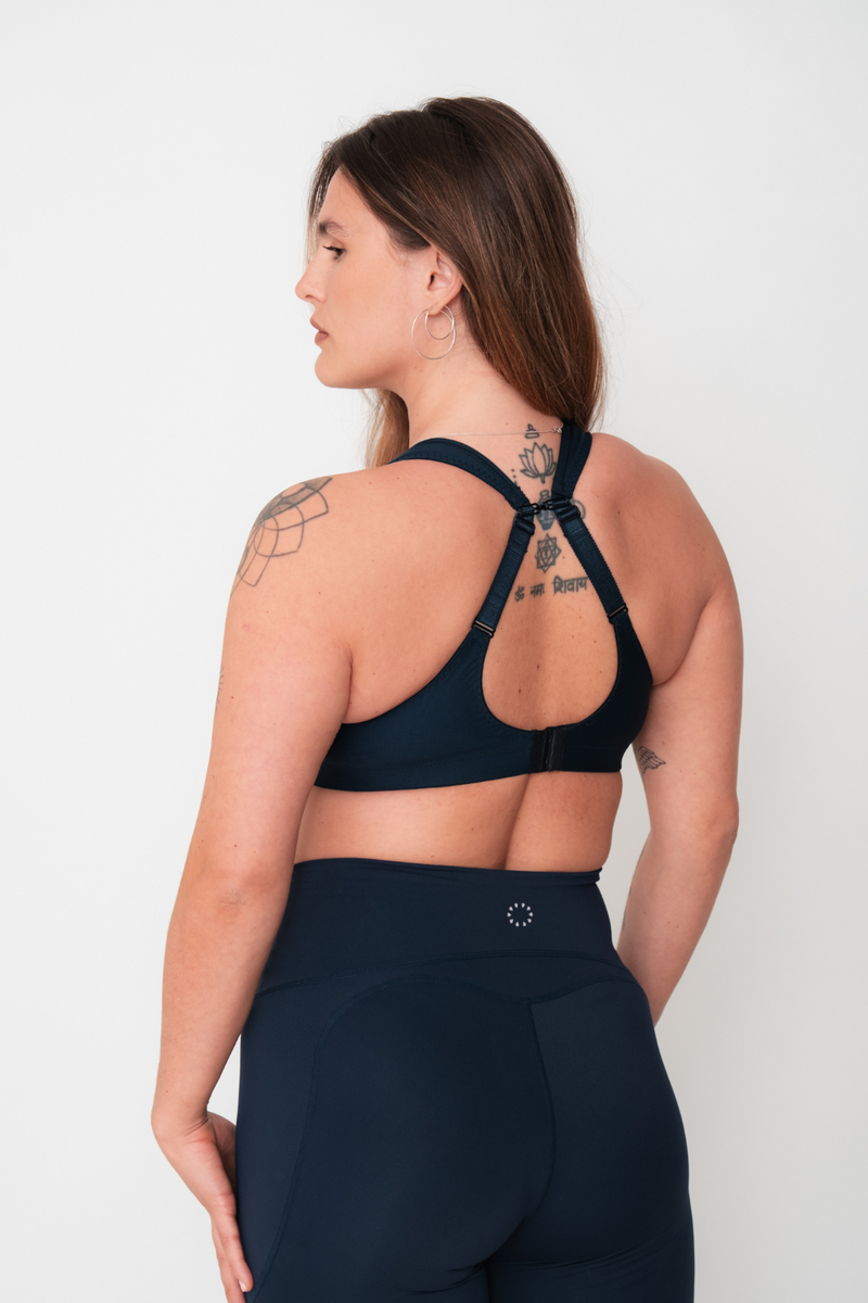 Pure Lime Support Bra Bra 4300 Baritone Blue