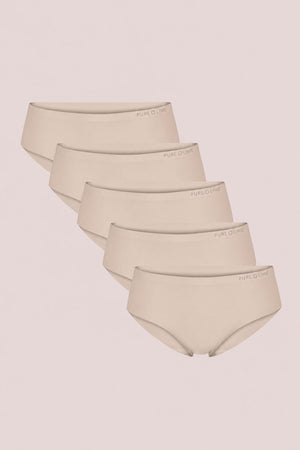 Pure Lime Invisible Hipster 5 pack Hipsters 1830 Beige
