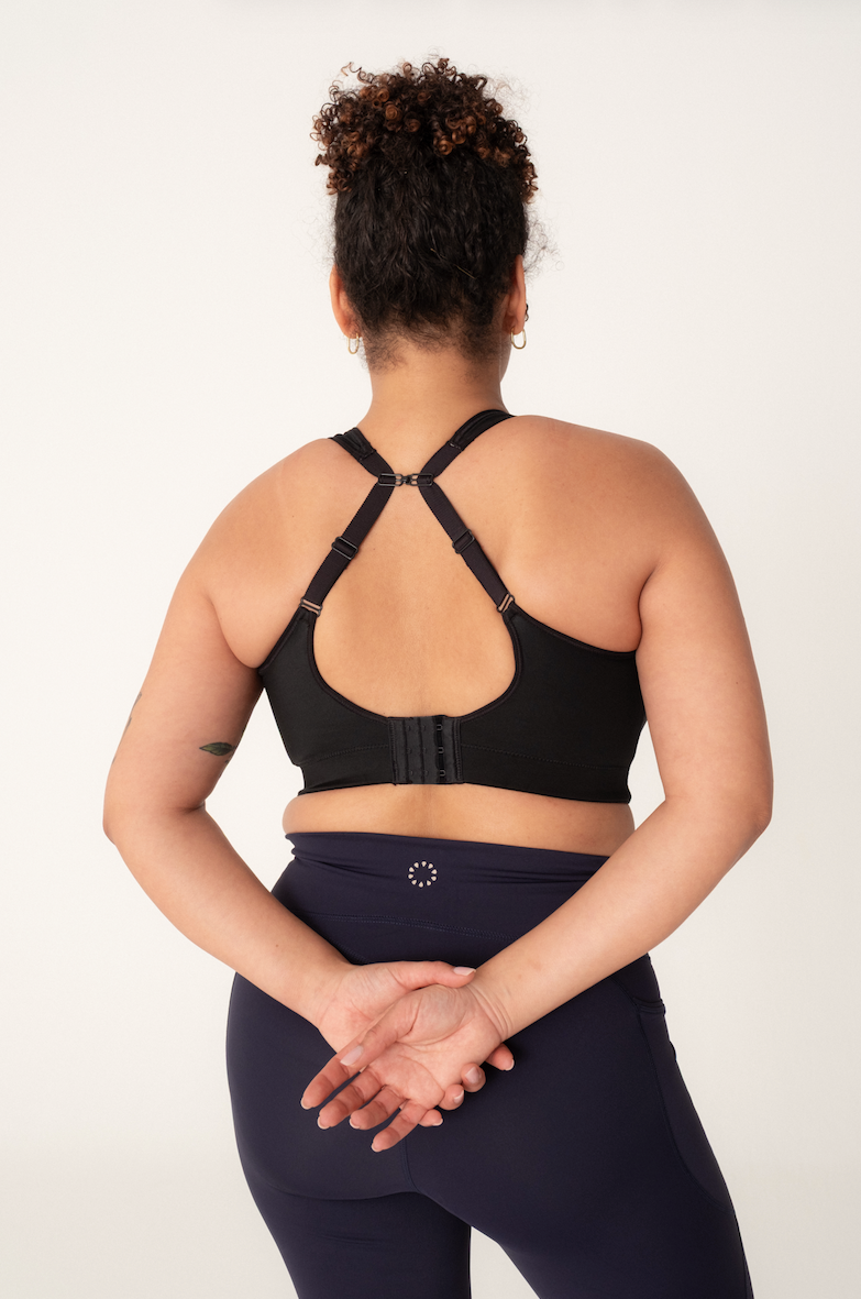 Pure Lime Padded Athletic Bra Bra 2000 Black