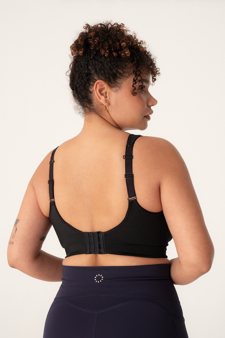 Pure Lime Padded Athletic Bra Bra 2000 Black