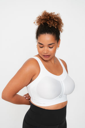 Compression Bra High Impact - White