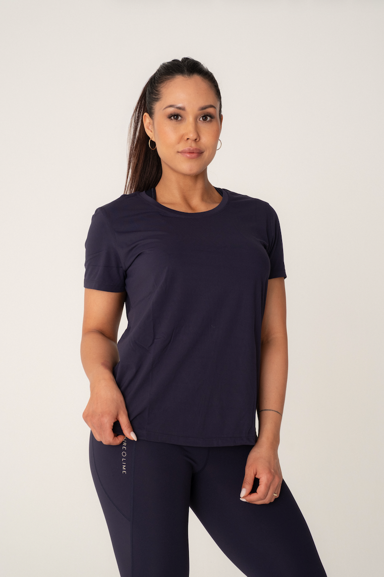 Pure Lime Pure Training Tee Tee 4300 Baritone Blue