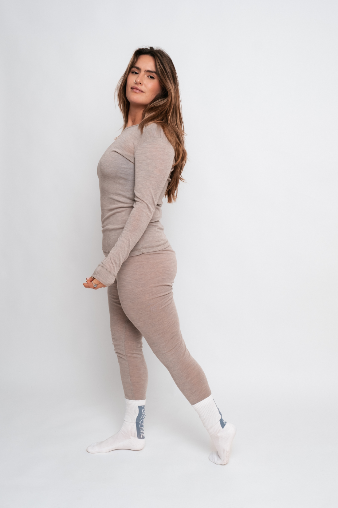 Pure Lime Pure Wool Leggings Base Layer Leggings 1820 Moonstruck