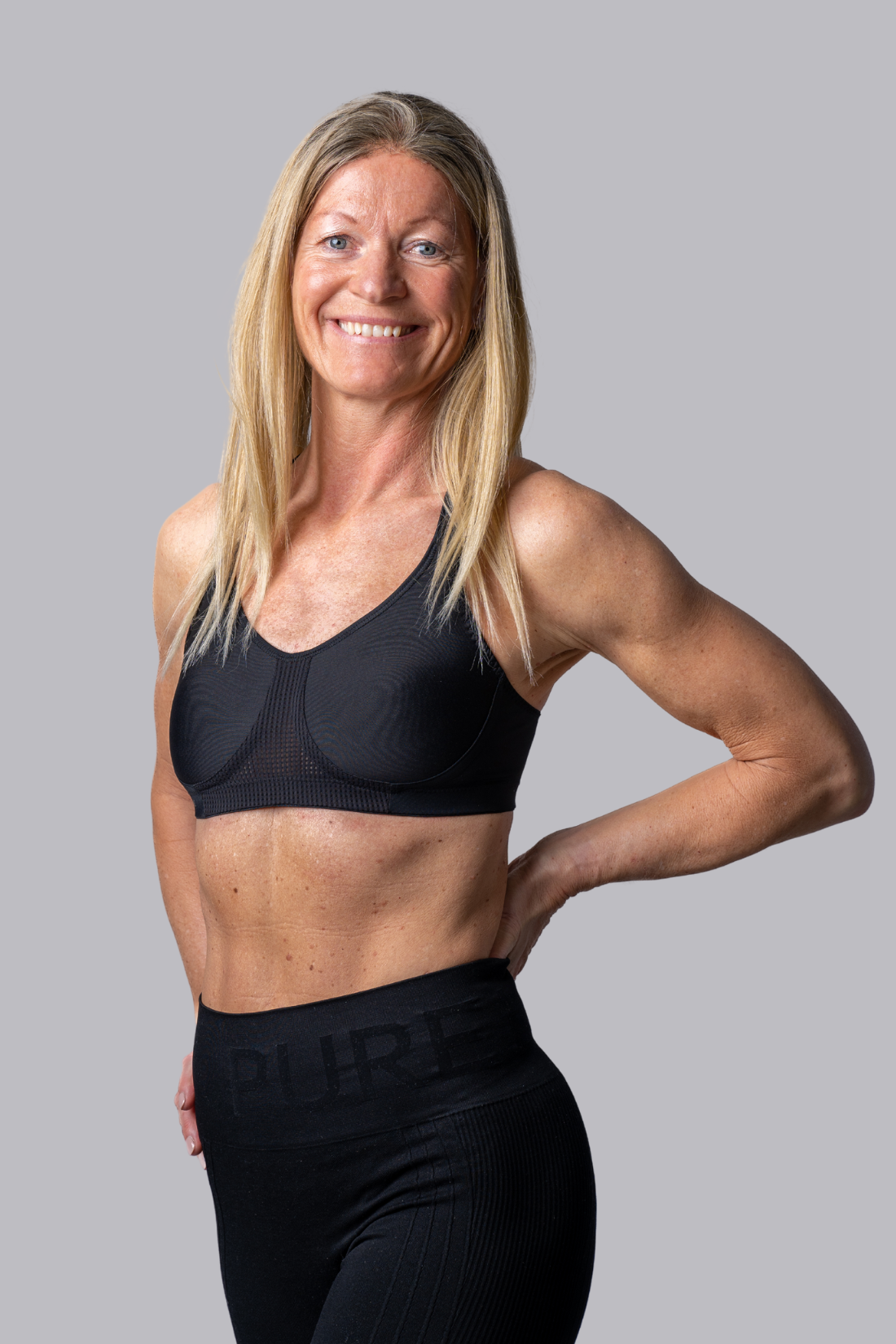 Pure Lime Support Bra Bra 2000 Black