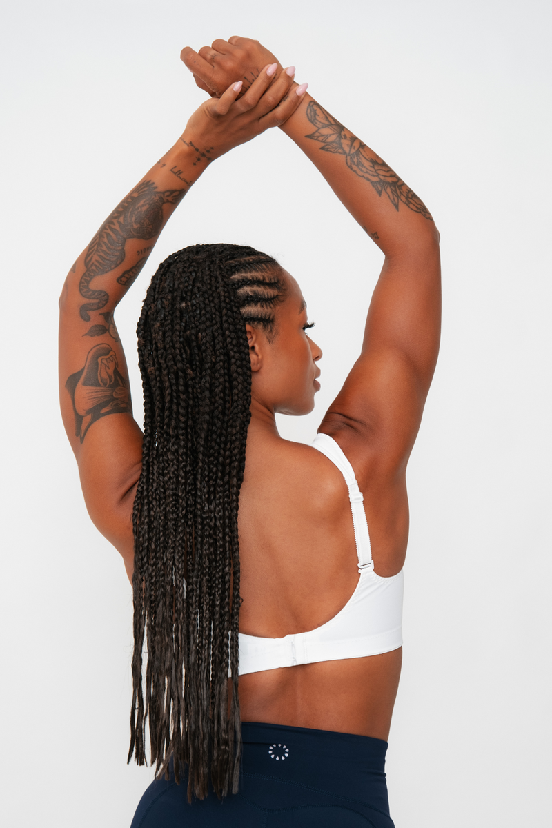 Pure Lime Support Bra Bra 1000 White